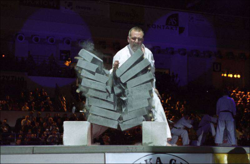 Tameshiwari demonstration