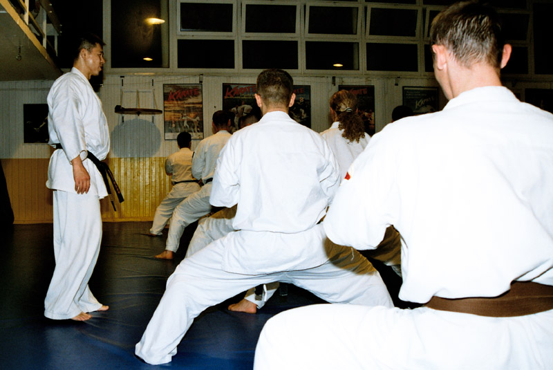 Shihan Isamu Fukuda<br>teaching