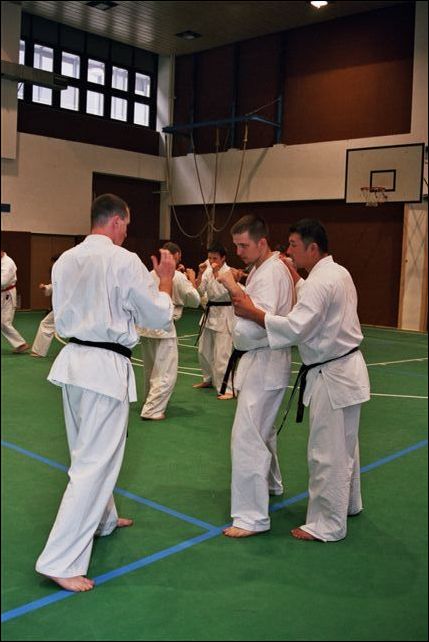 Sensei Kiyama explaining