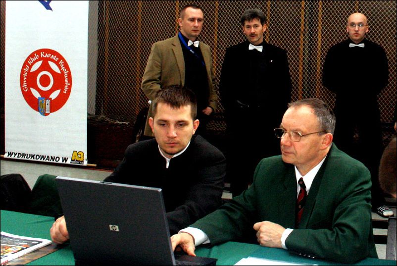shihan Andrzej Drewniak<br>i sensei Andrzej Zacharski
