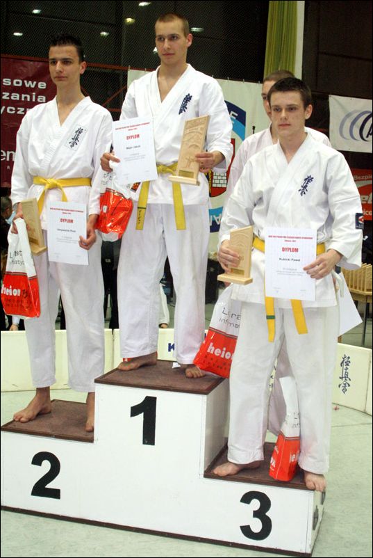 Medalisci kategorii<br>Kumite mê¿czyzn lekki kontakt
