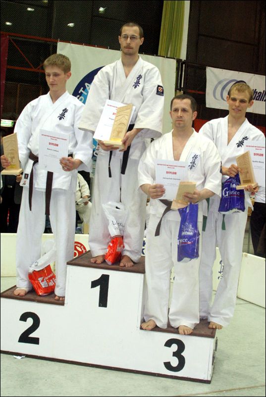 Medalisci kategorii<br>Kumite mê¿czyzn -65kg