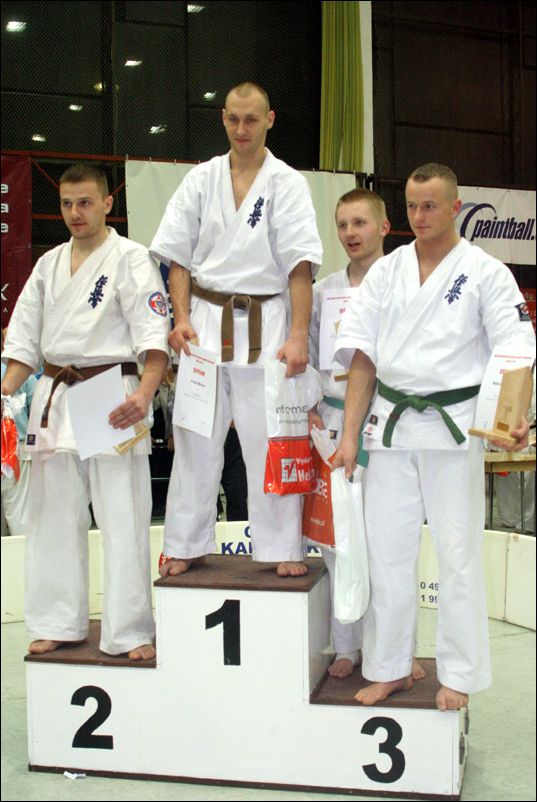 Medalisci kategorii<br>Kumite mê¿czyzn -80kg