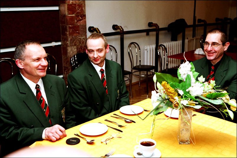 shihan Drewniak, sensei Marsza³ek<br>i sensei Byczek