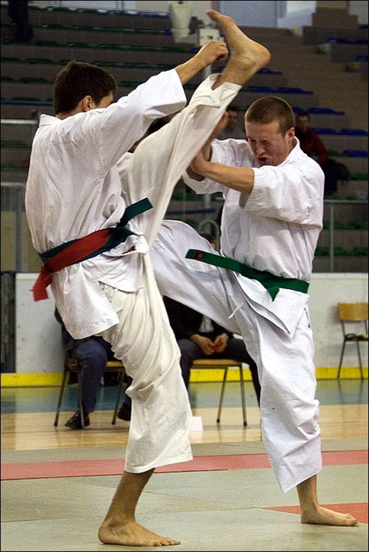 Kumite mê¿czyzn<br>kakato-otoshi-geri
