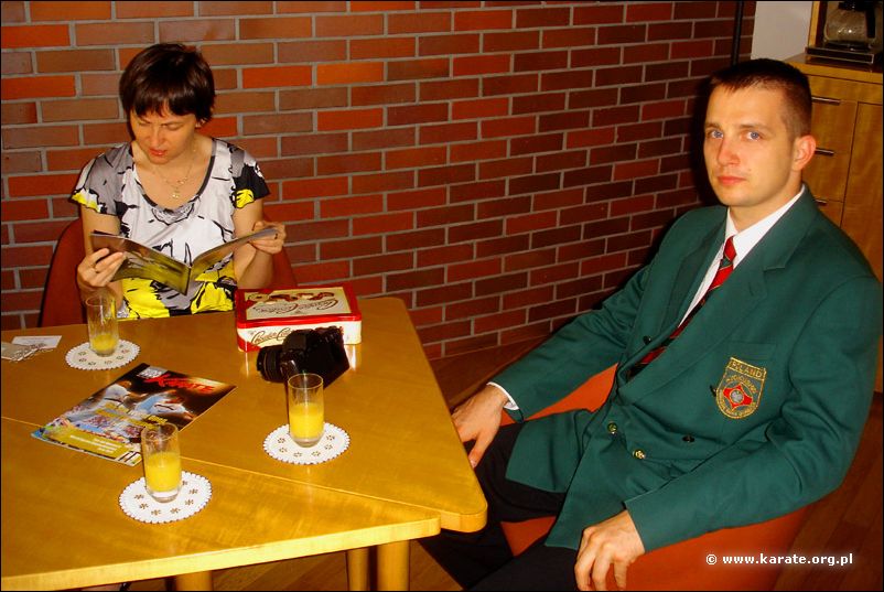 Sensei A. Zacharski<br>przedstawiciel PZK w Tokio