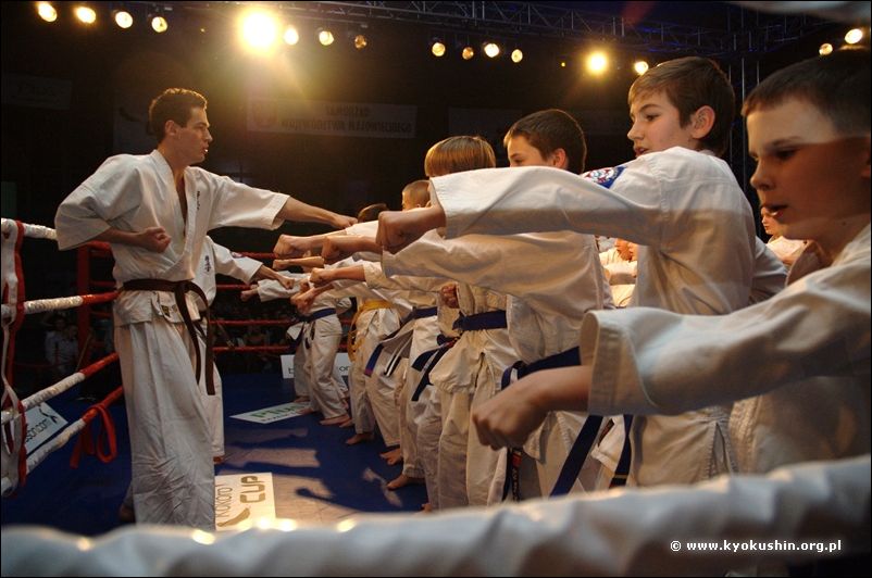 Pokaz karate<br>wykonaniu dzieci
